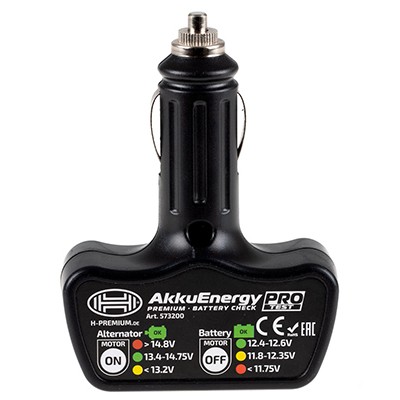Tester baterie (la bricheta) akkuenergy premium 12 v