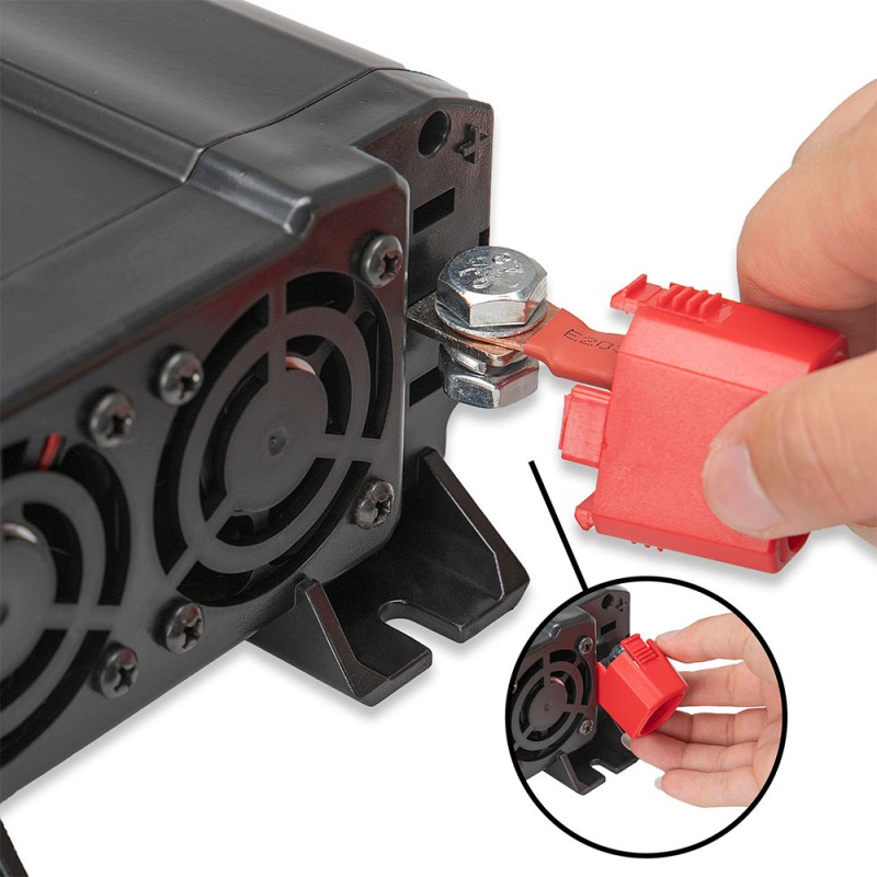 Invertor de tensiune heyner premium l pro 600-1200w alimentare 12v iesire 230v cu usb - 511940 - HEYNER