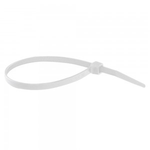 Coliere nylon albe rezistente uv 3.5x290mm set 100buc - norma