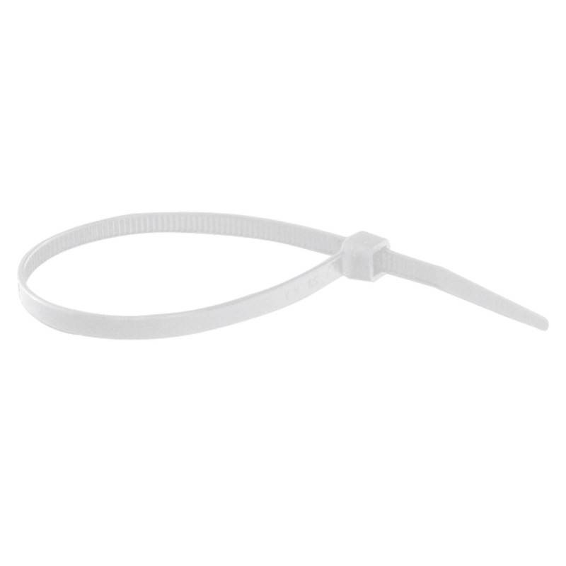 Coliere nylon albe rezistente uv 3.5x290mm set 100buc - norma - 77034 - NORMA