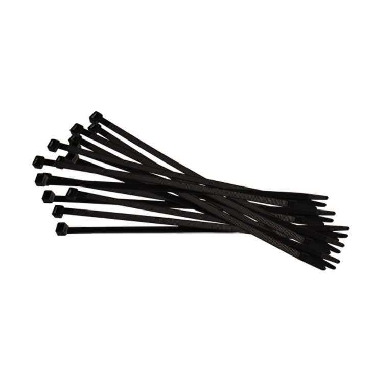 Coliere nylon negre rezistente uv 4.8x250mm set 100buc - norma - 8600210603 - NORMA