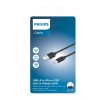 Cablu date incarcare 1,2 m usb-a la micro usb - 100321 - PHILIPS