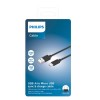 Cablu date incarcare 2 m usb-a la micro usb - 100322 - PHILIPS