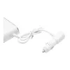 Adaptor bricheta auto tripla 12/24V, iluminata LED, cu intrerupator individual si 1 port USB, 5V, 2.1A