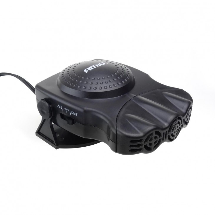 Aeroterma Auto 2in1, Ventilate, Incalzire Rapida si Dezghetare Geamuri, 12V, Putere 150W, cu mufa de bricheta - AVX-AM02385 - AMIO