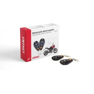 Alarma motocicleta cu functie pornire motor telecomenzi MCA14, AMIO