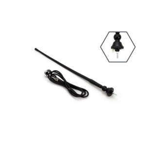 Antena radio auto universala 34cm cu adaptor 5mm ANT02