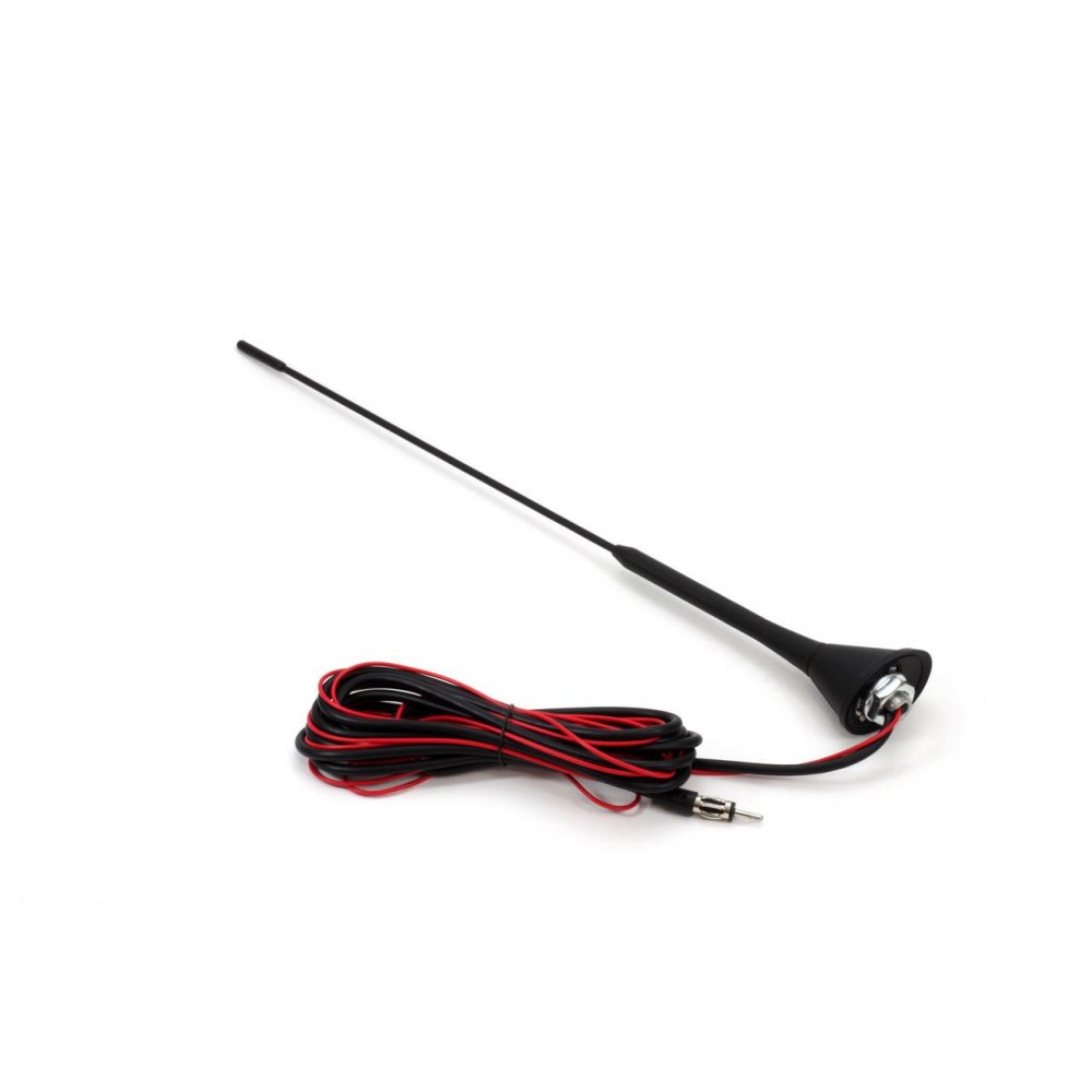 Antena radio auto universala 40cm cu amplificator ANT08 - AVX-AM01511 - AMIO