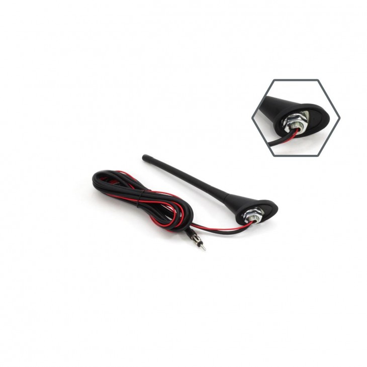 Antena radio auto universala cu amplificator ANT04 - AVX-AM01127 - AMIO