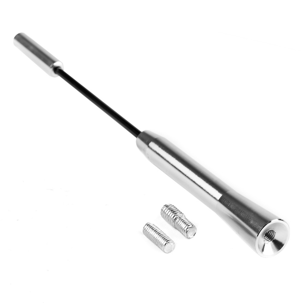 Antena radio auto universala, metalica cu adaptor, ANT05 - AVX-AM01294 - AMIO