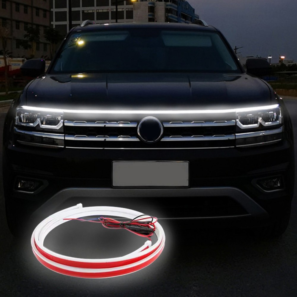 Banda LED iluminare capota, tensiune 12V, lungime 180cm, lumina Alba - AVX-T051023-11 - AVEX