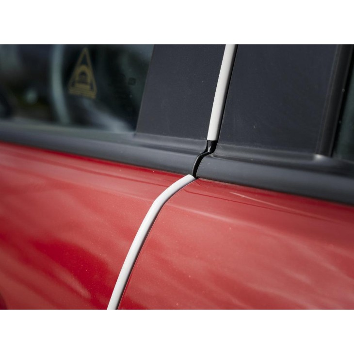 Banda de protectie muchii caroserie, culoare Alb, lungime 5m