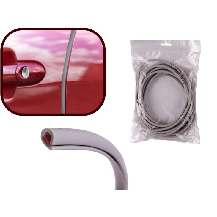 Banda de protectie muchii caroserie, culoare Gri, lungime 5m