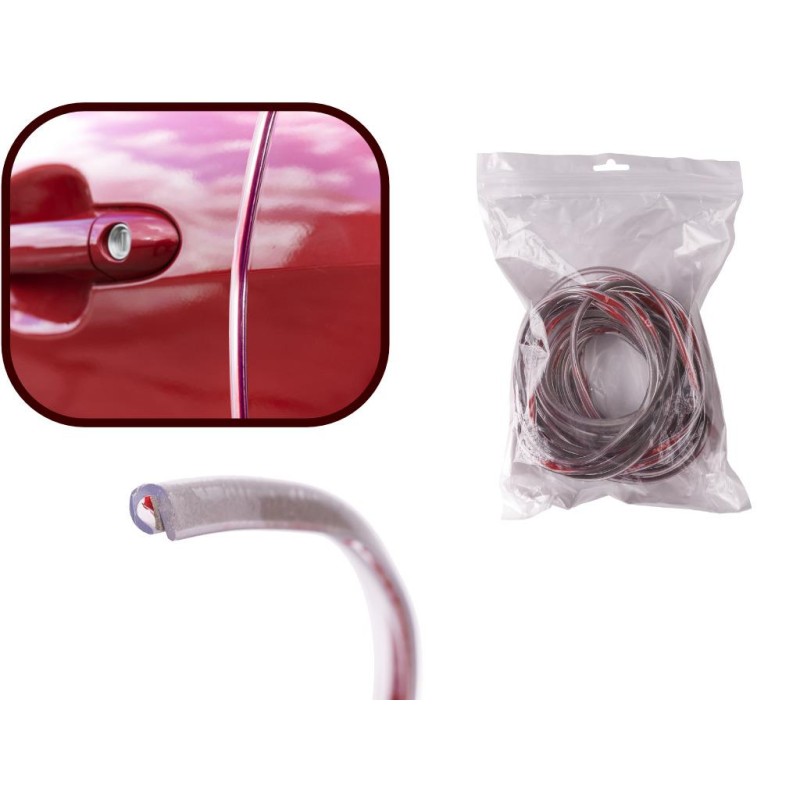 Banda de protectie muchii caroserie, culoare Transparent, lungime 5m - AVX-K6862_5 - AVEX