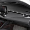 Banda decorativa pentru interiorul vehiculului, lungime 2m, din piele ecologica, culoare Neagra + cusatura Alba - AVX-DA105A - AVEX