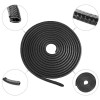 Banda flexibila pentru protectie contur portiere auto, profil U, lungime 5m, culoare Neagra - AVX-AG954 - AVEX