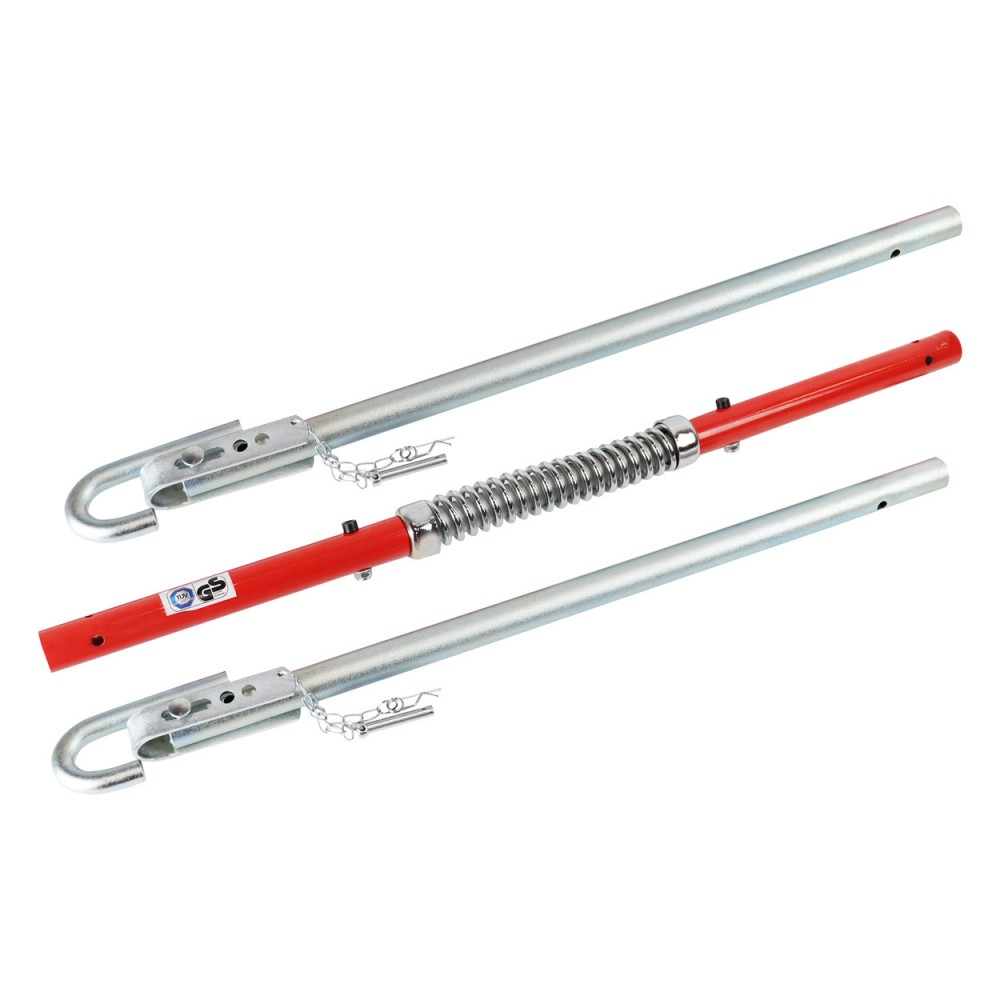 Bara de tractare pliabila rigida, 3 Tone, lungime 205cm cu amortizor, TUV CE - AVX-AM02477 - AMIO