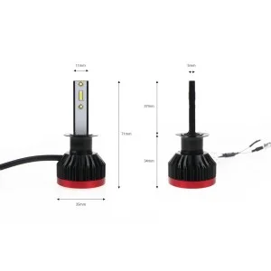 Becuri auto LED BF Series AMiO compatibil H1, destinat competitiilor auto sau off-road
