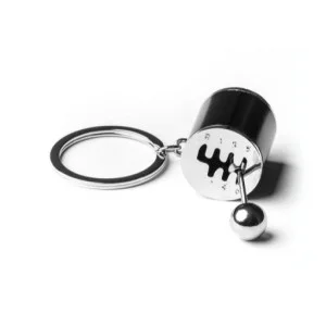 Breloc metalic cromat Schimbator Viteze