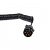 Cablu electric pentru remorca spiralat cu prize 7PIN 12V 6m