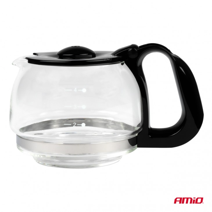 Cafetiera auto pentru TIR, Camion, Autocar, alimentare 24V, putere 300W, volum 650ml - AVX-AM03234 - AMIO