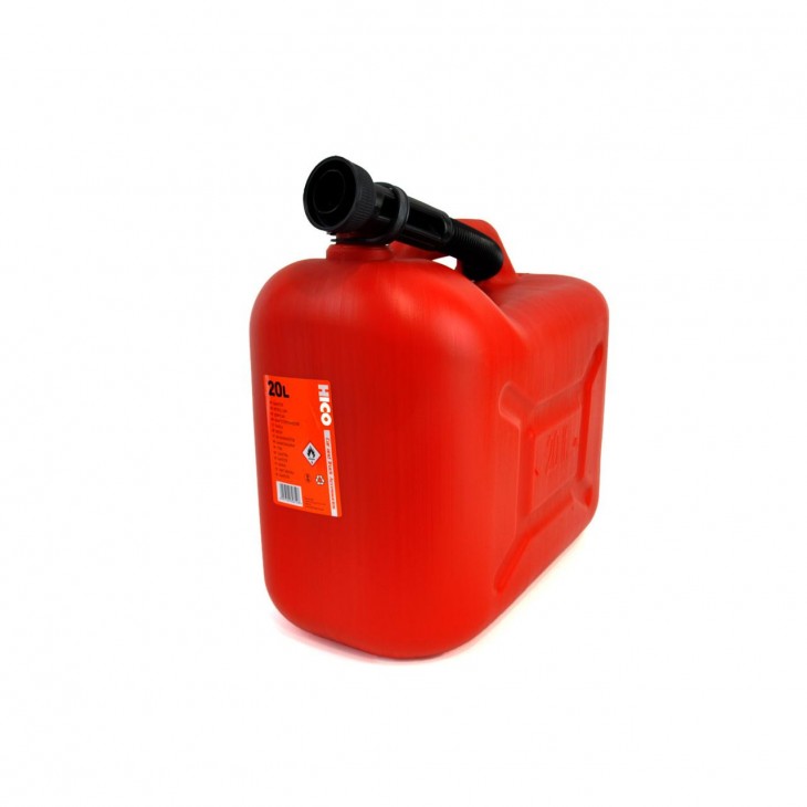 Canistra din plastic pentru combustibil rosie 20L - AVX-AMJ0614 - AMIO