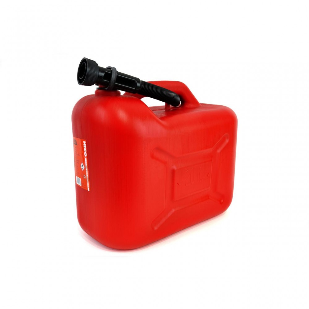 Canistra din plastic pentru combustibil rosie 20L - AVX-AMJ0614 - AMIO