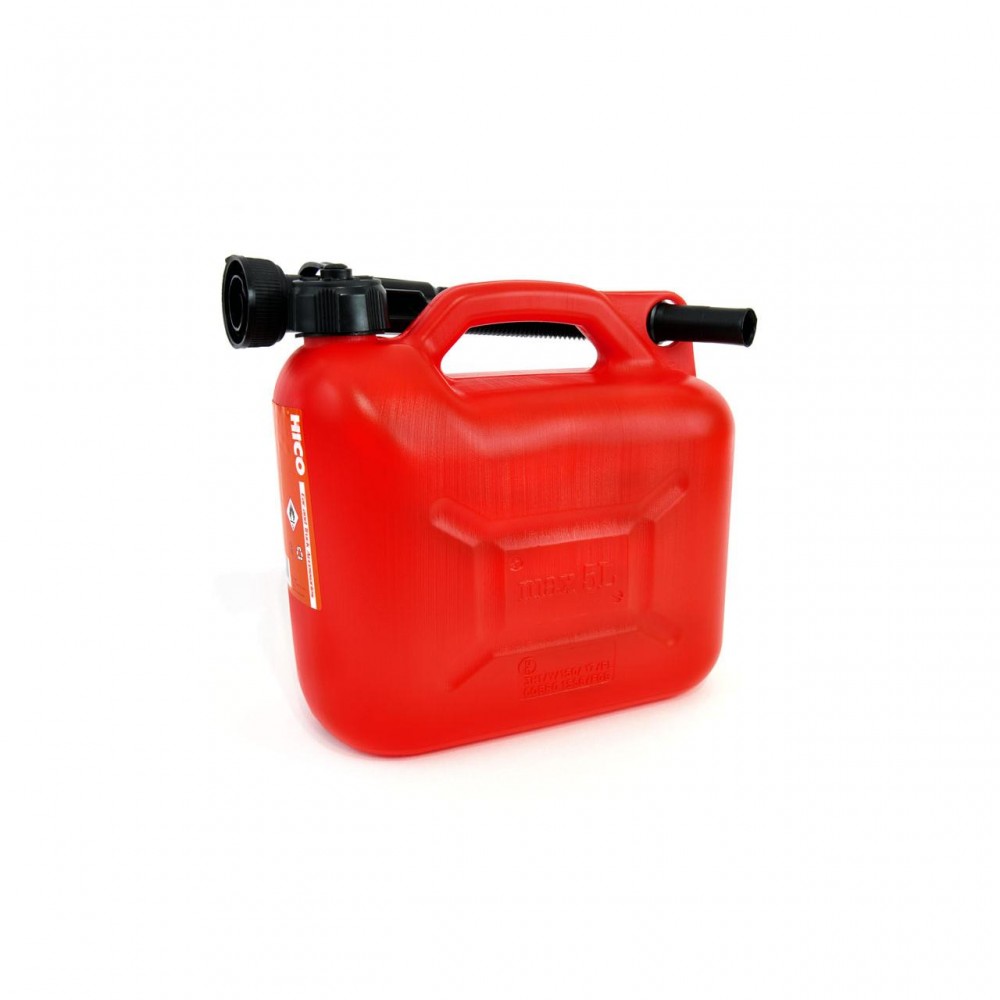 Canistra din plastic pentru combustibil rosie 5L - AVX-AMJ0209 - AMIO