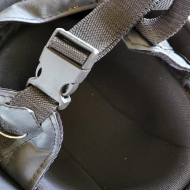 Casca Moto WW2, imbracata in piele ecologica, cu ochelari - AVX-T562 - AVEX