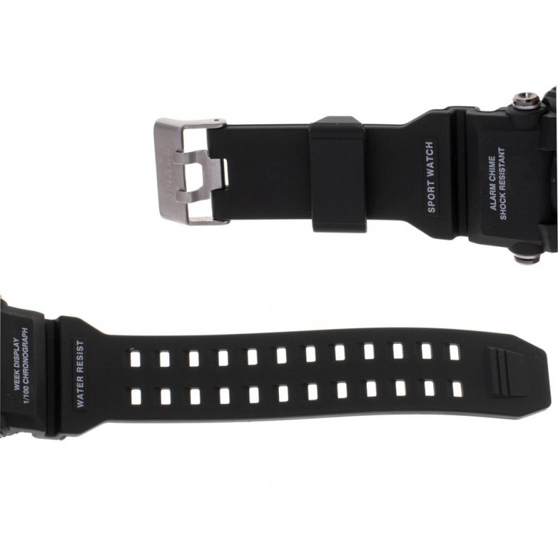 Ceas Militar pentru barbati, SMAEL, impermeabil, afisaj LED, culoare Negru - AVX-KX5268_1 - AVEX