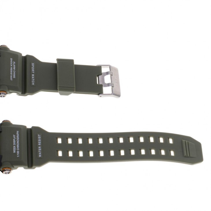 Ceas Militar pentru barbati, SMAEL, impermeabil, afisaj LED, culoare Verde - AVX-KX5268 - AVEX