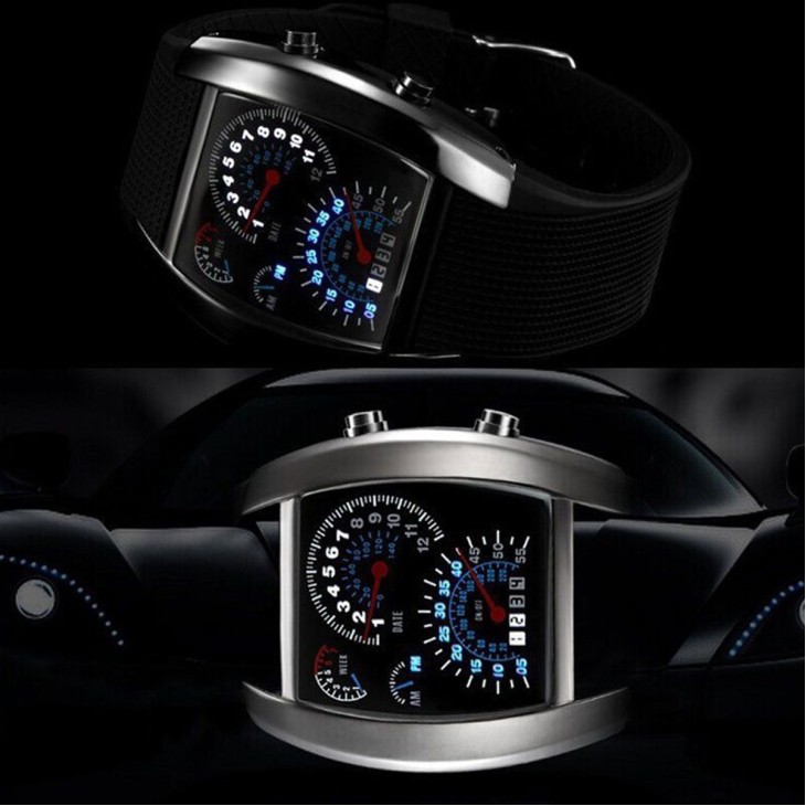 Ceas barbatesc LED, model Formula 1