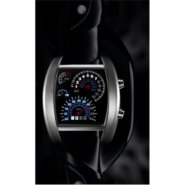 Ceas barbatesc LED, model Formula 1