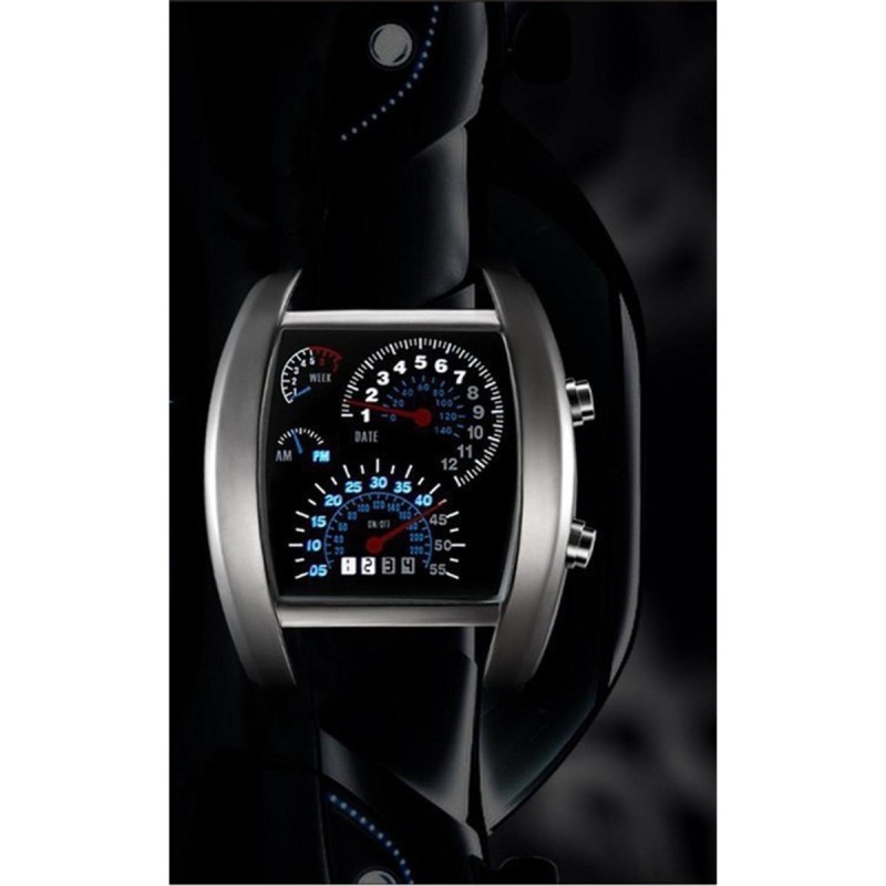 Ceas barbatesc LED, model Formula 1