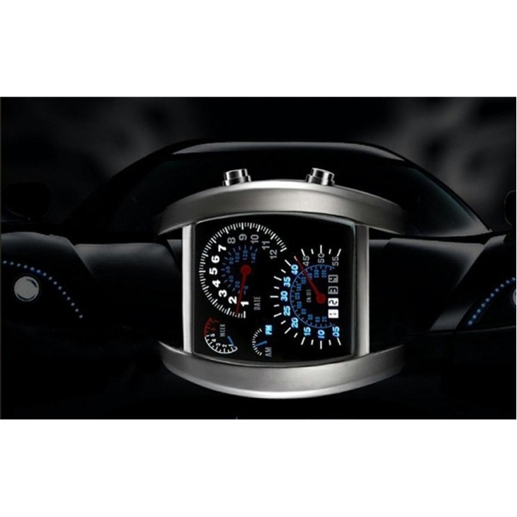 Ceas barbatesc LED, model Formula 1