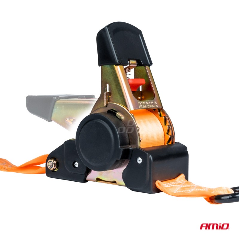 Chinga de asigurare marfa cu retractare automata, 1000kg, dimensiune 38mm x 4m, model S-TYPE, AVX-AM03320