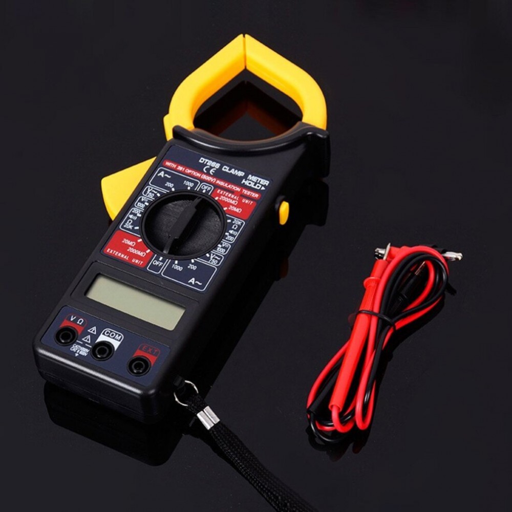 Clampmetru digital cu afisaj LCD, cu husa inclusa (multimetru digital) - AVX-AG102B - AVEX