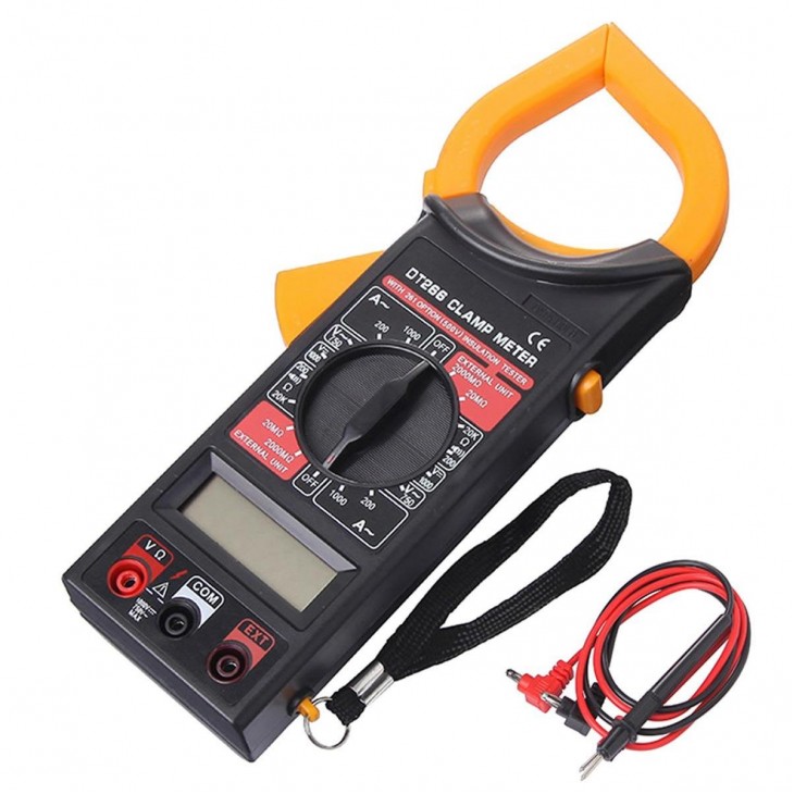Clampmetru digital cu afisaj LCD, cu husa inclusa (multimetru digital) - AVX-AG102B - AVEX