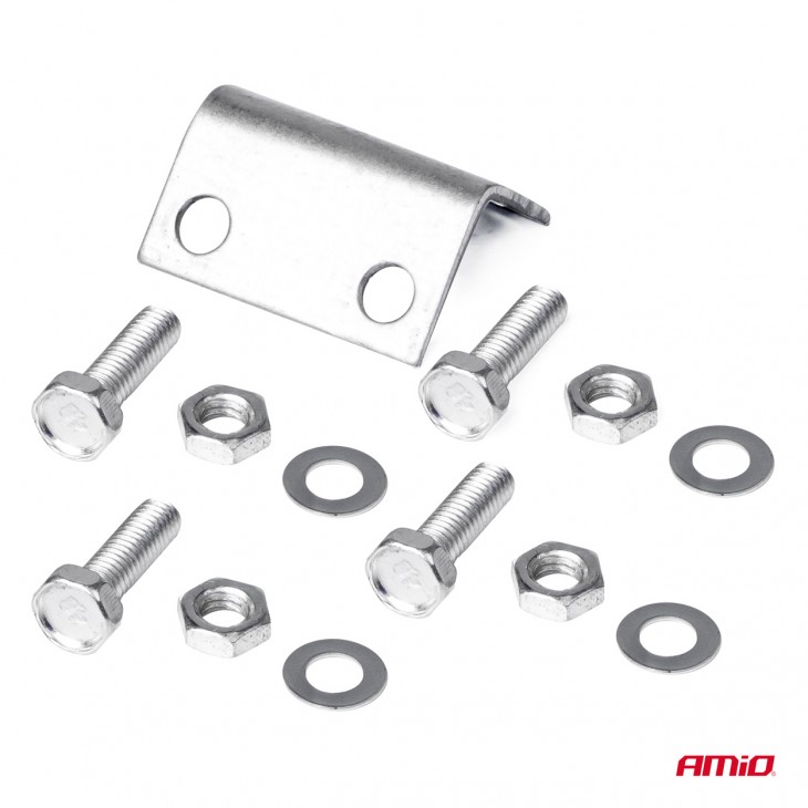Claxon Camion de tip goarna, dublu, bitonal, finisaj cromat, alimentare 12V - 24V, 118 dB - AVX-AM03617 - AMIO