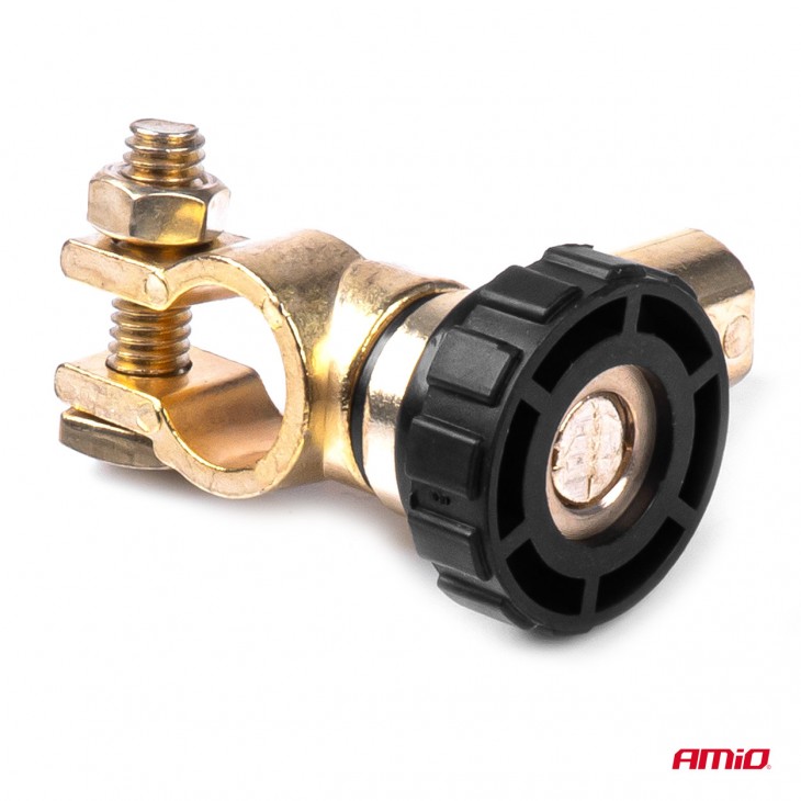 Comutator rotativ Contact General cu montaj pe borna bateriei, 12V - 24V - AVX-AM03021 - AMIO