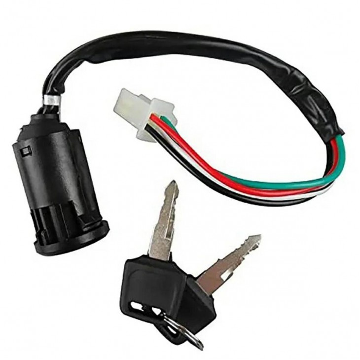 Contact Universal de pornire cu cheie pentru vehicule offroad, ATV, SSV, quad, moto sau utilaje agricole - AVX-DA6 - AVEX