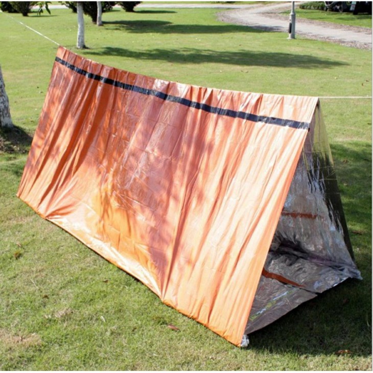 Cort de salvare pliabil, termic (NRC) pentru turism, alpinism, dimensiune 210 x 90 cm - AVX-AG404C - AVEX