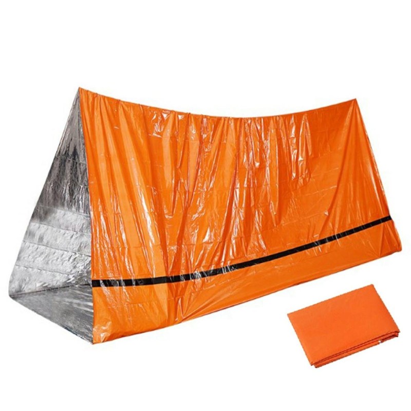 Cort de salvare pliabil, termic (NRC) pentru turism, alpinism, dimensiune 210 x 90 cm - AVX-AG404C - AVEX