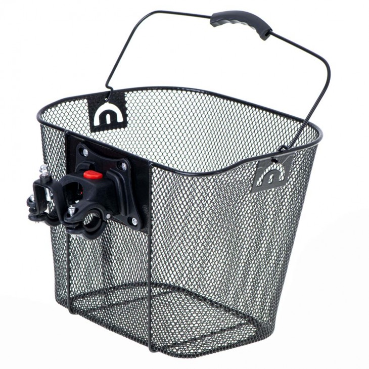Cos metalic pentru bicicleta cu maner, demontabil, conceput pentru a fi montat in partea din fata - AVX-KX5068 - AVEX