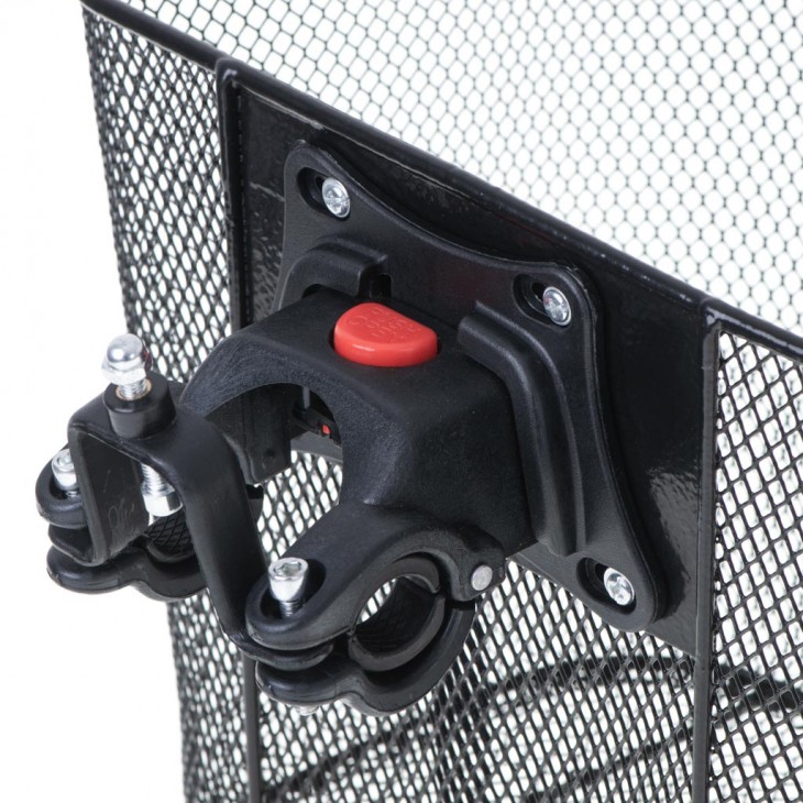 Cos metalic pentru bicicleta cu maner, demontabil, conceput pentru a fi montat in partea din fata - AVX-KX5068 - AVEX