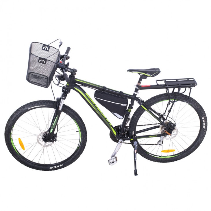 Cos metalic pentru bicicleta cu maner, demontabil, conceput pentru a fi montat in partea din fata - AVX-KX5068 - AVEX