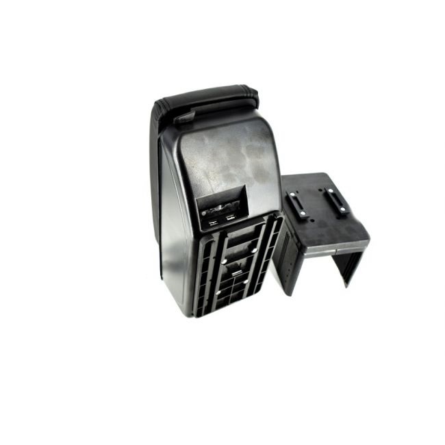 Cotiera auto Universala cu USB, iluminata LED