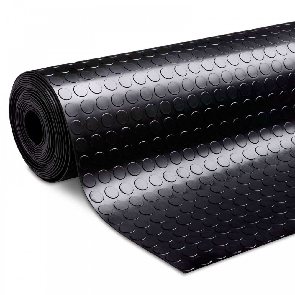 Covor Antiderapant din Cauciuc, Linoleum din Cauciuc pentru Protectie Podea Auto - model CIRCLE - AVX-SBR-CIR - AVEX