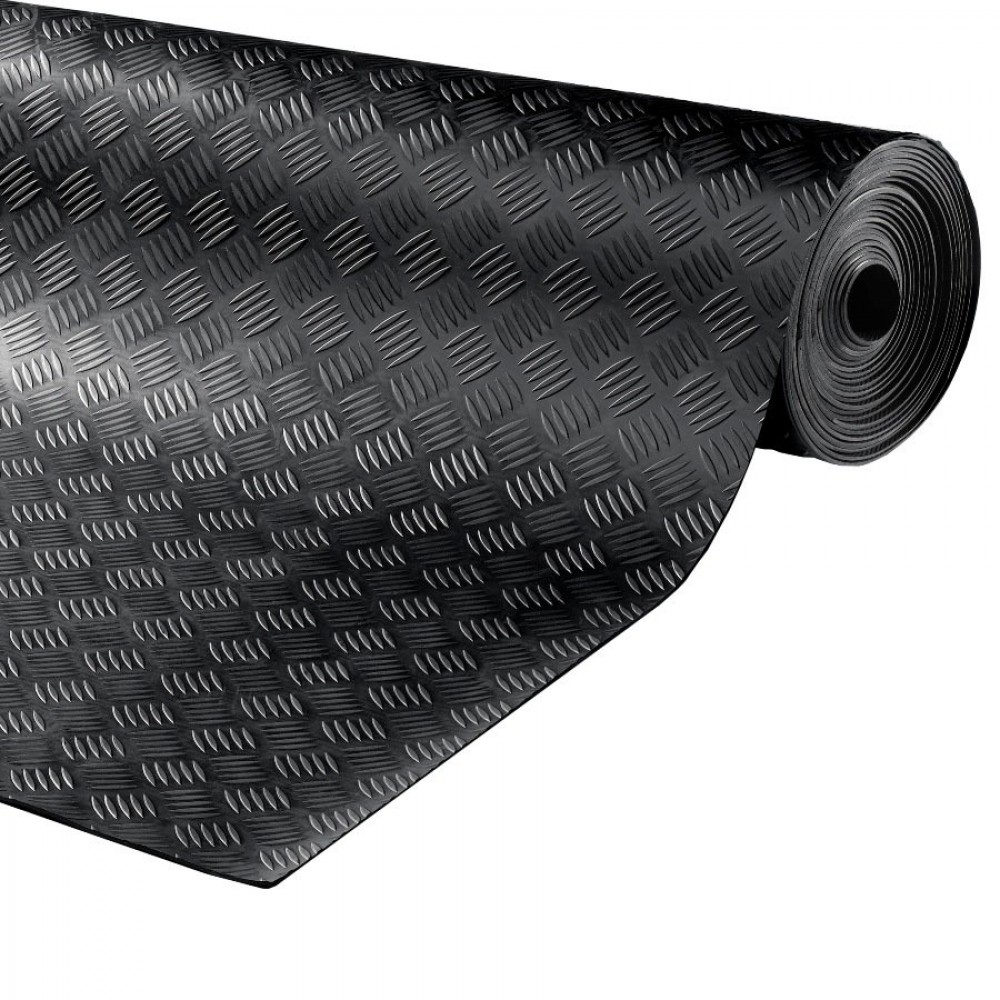 Covor Antiderapant din Cauciuc, Linoleum din Cauciuc pentru Protectie Podea Auto - model DIAMOND - AVX-SBR-DIA - AVEX