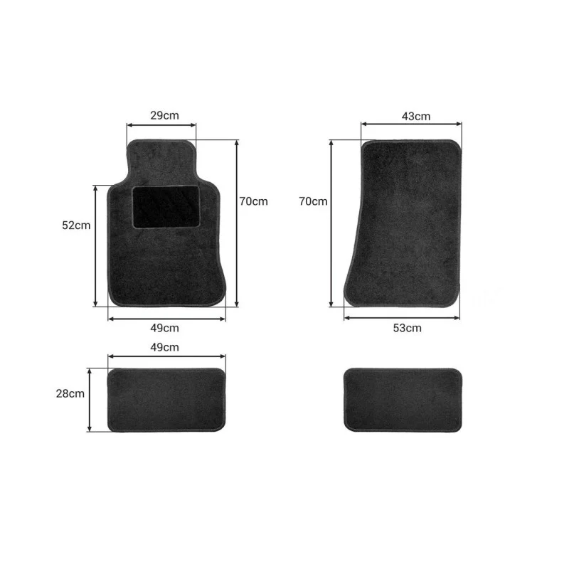 Covorase textile, universale TEX-3, AMIO